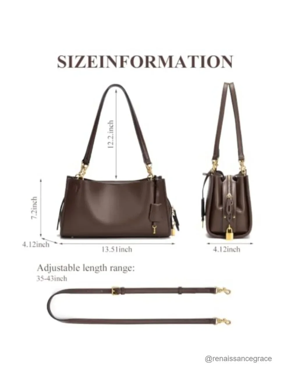 Vintage Style Faux Leather Slouchy Hobo Shoulder Bag with Detachable Straps